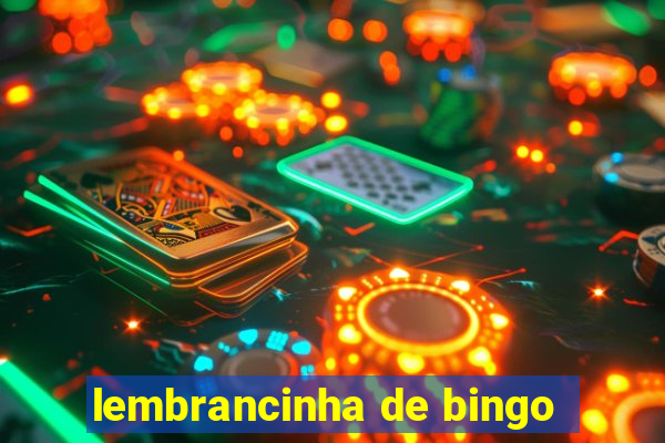 lembrancinha de bingo